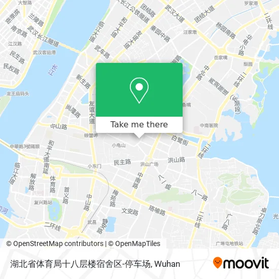 湖北省体育局十八层楼宿舍区-停车场 map