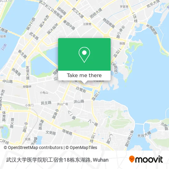武汉大学医学院职工宿舍18栋东湖路 map