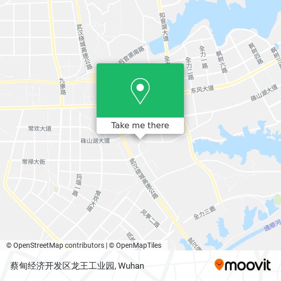 蔡甸经济开发区龙王工业园 map
