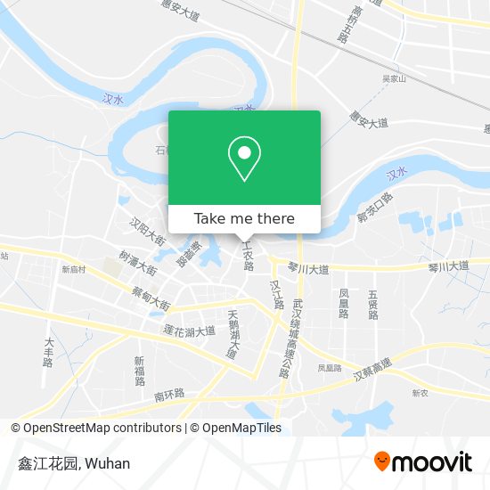 鑫江花园 map