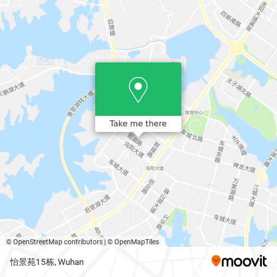 怡景苑15栋 map