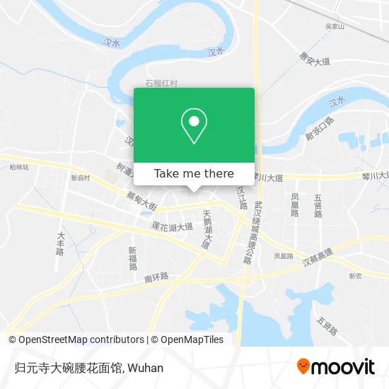 归元寺大碗腰花面馆 map