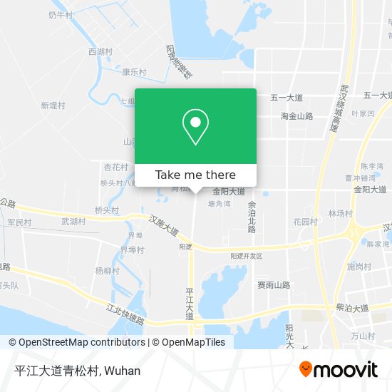 平江大道青松村 map