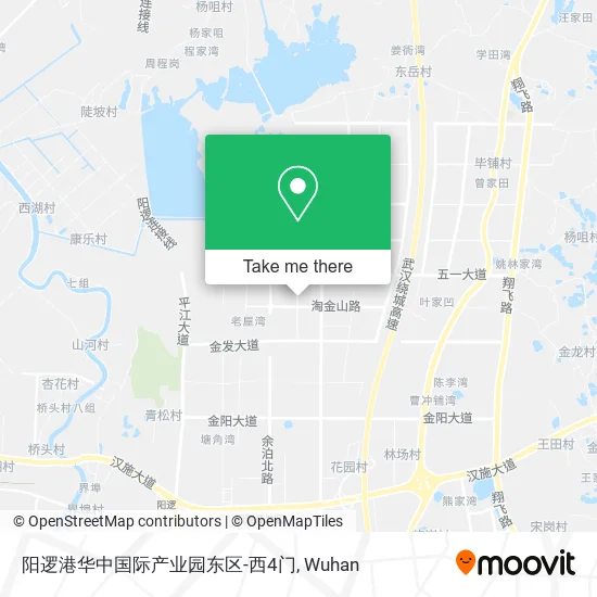 阳逻港华中国际产业园东区-西4门 map
