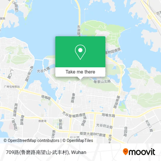 709路(鲁磨路南望山-武丰村) map