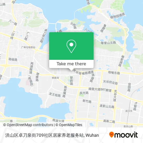 洪山区卓刀泉街709社区居家养老服务站 map