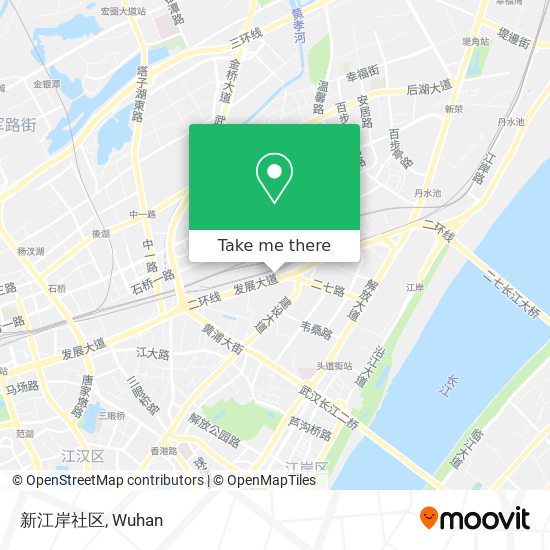 新江岸社区 map