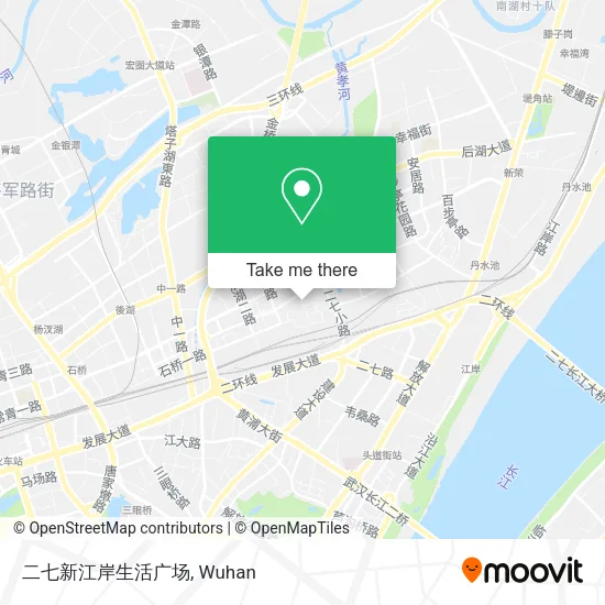 二七新江岸生活广场 map