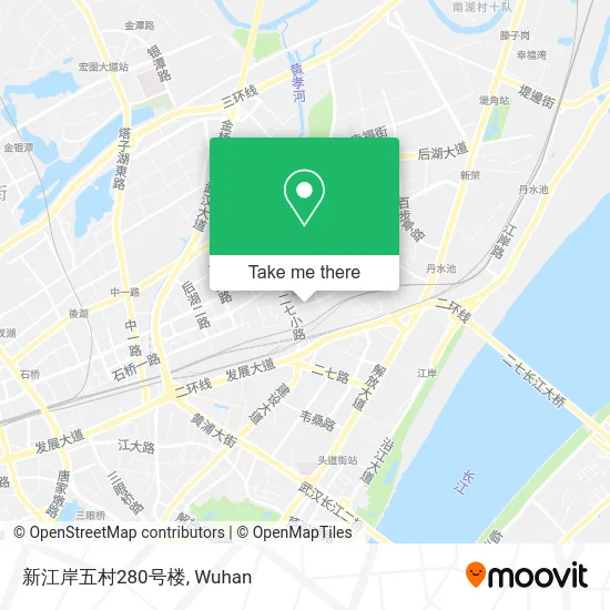 新江岸五村280号楼 map