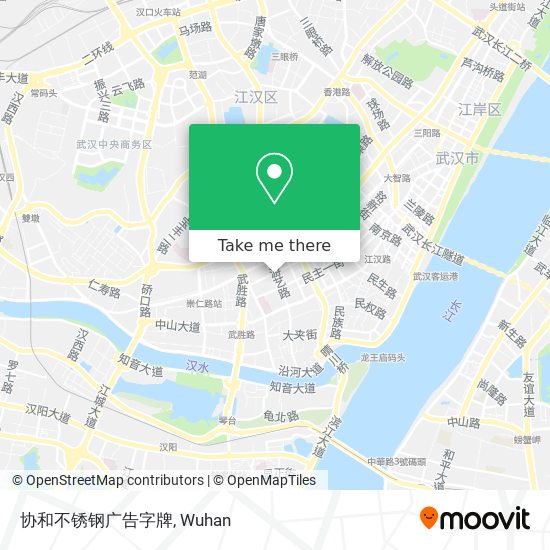 协和不锈钢广告字牌 map