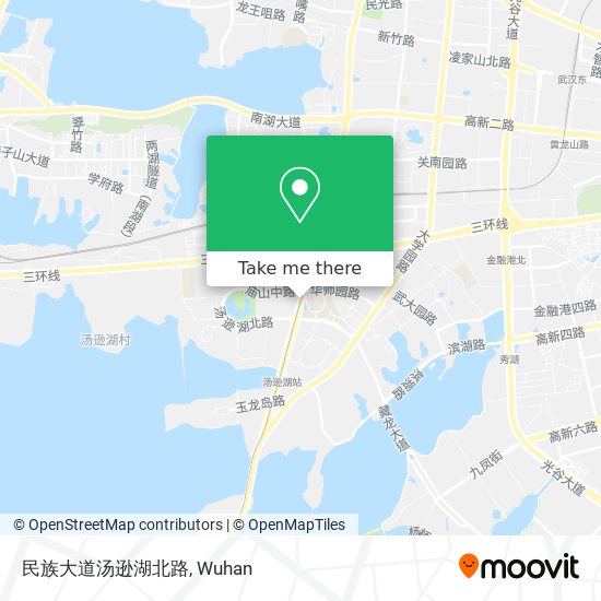 民族大道汤逊湖北路 map