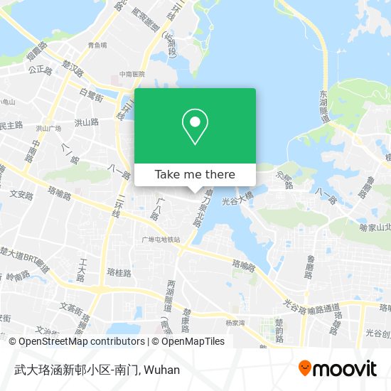 武大珞涵新邨小区-南门 map