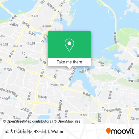 武大珞涵新邨小区-南门 map