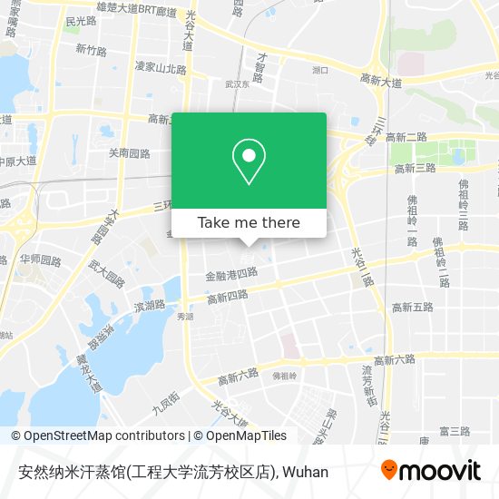 安然纳米汗蒸馆(工程大学流芳校区店) map