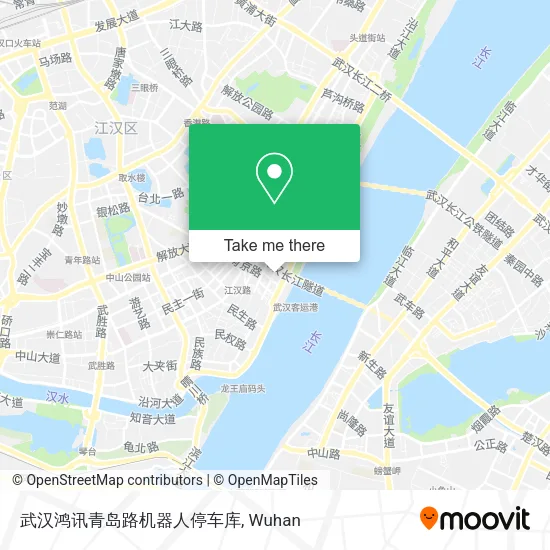 武汉鸿讯青岛路机器人停车库 map