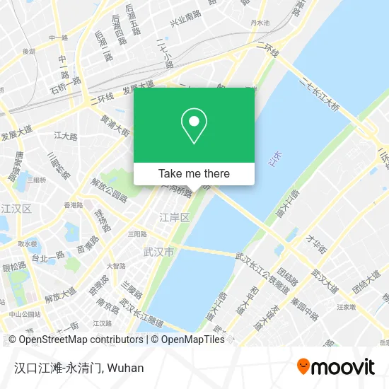汉口江滩-永清门 map