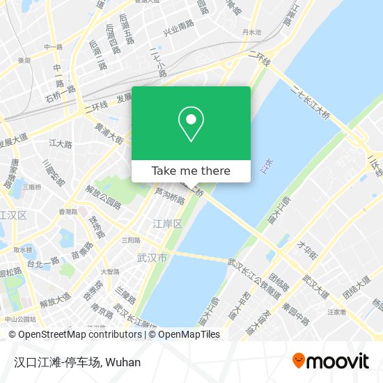 汉口江滩-停车场 map