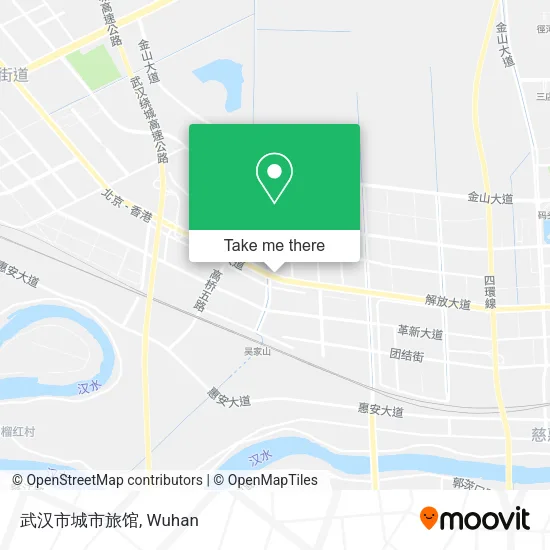武汉市城市旅馆 map