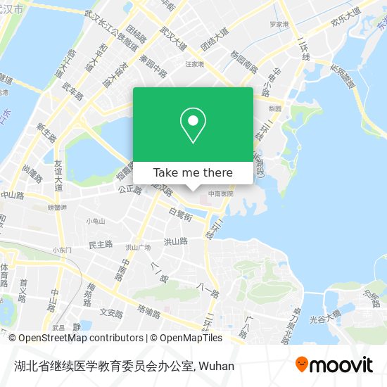 湖北省继续医学教育委员会办公室 map