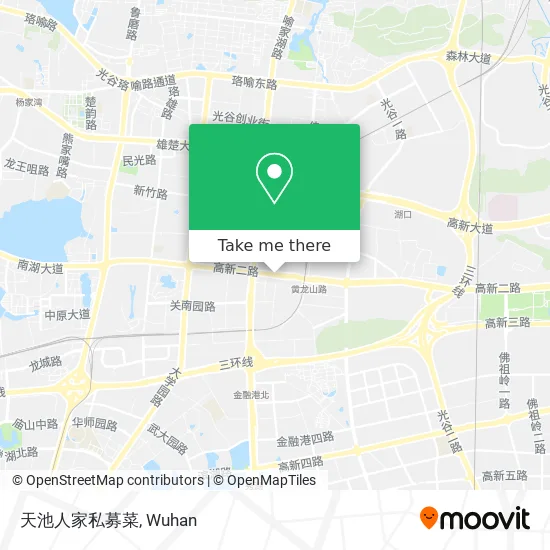 天池人家私募菜 map