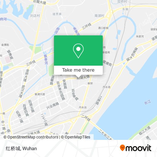 红桥城 map