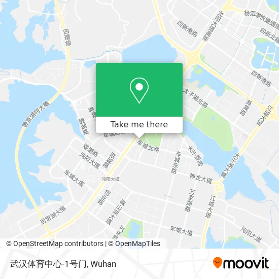 武汉体育中心-1号门 map