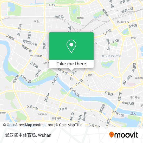 武汉四中体育场 map
