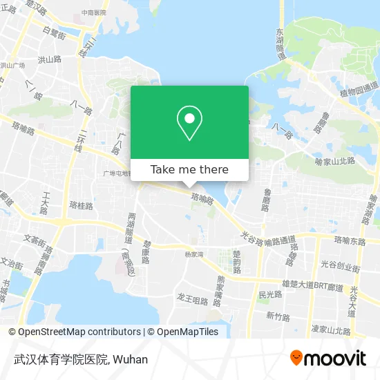 武汉体育学院医院 map