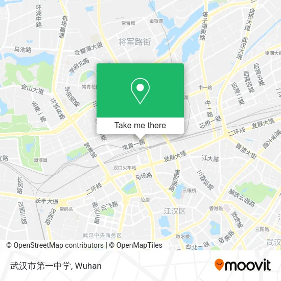 武汉市第一中学 map