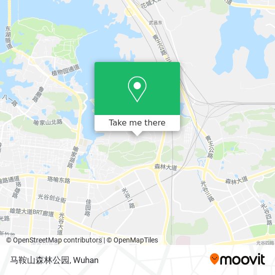 马鞍山森林公园 map