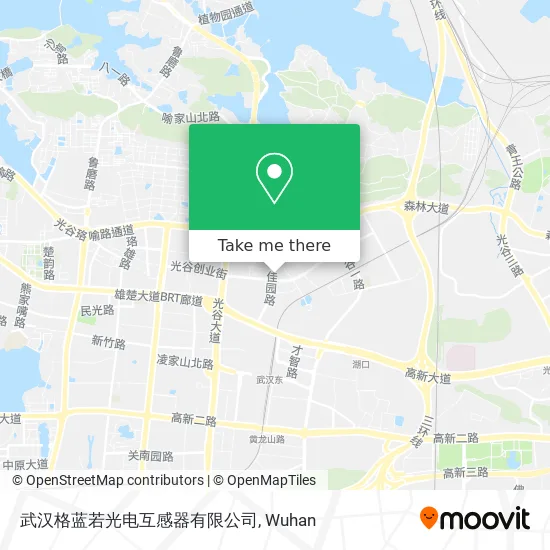 武汉格蓝若光电互感器有限公司 map