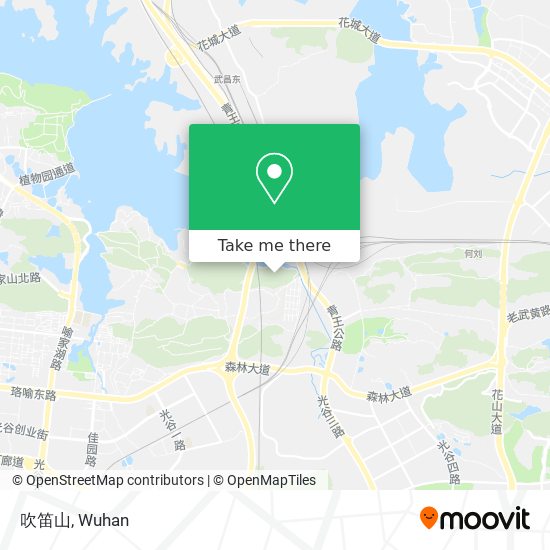 吹笛山 map