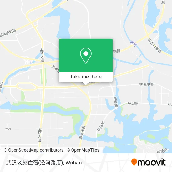 武汉老彭住宿(泾河路店) map