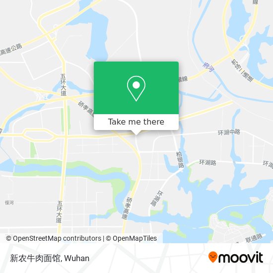 新农牛肉面馆 map
