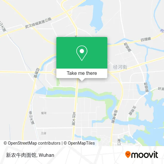 新农牛肉面馆 map