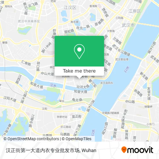汉正街第一大道内衣专业批发市场 map