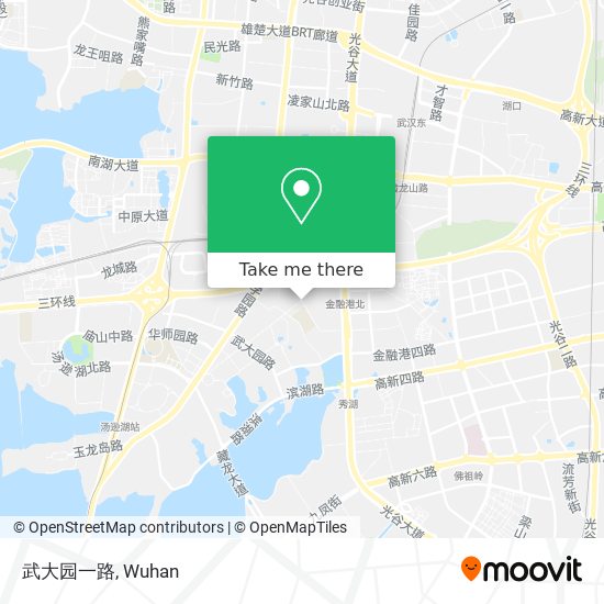 武大园一路 map