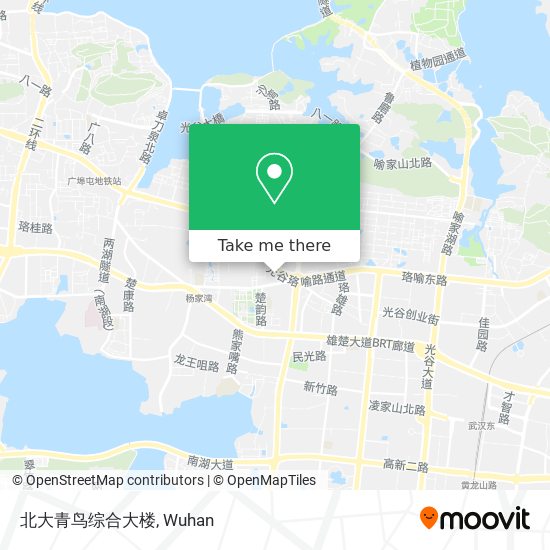 北大青鸟综合大楼 map