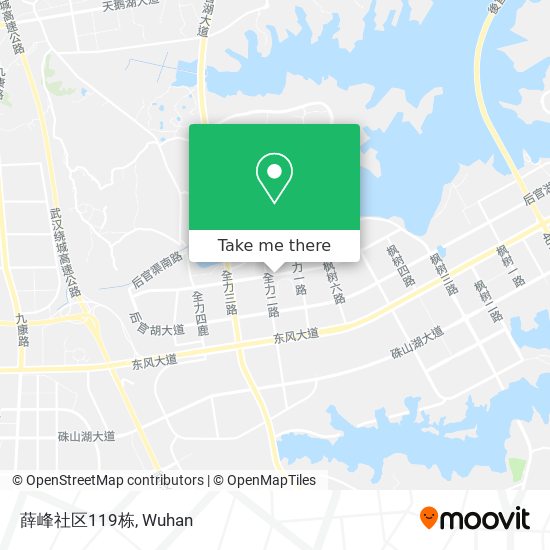 薛峰社区119栋 map