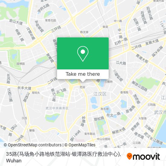 35路(马场角小路地铁范湖站-银潭路医疗救治中心) map