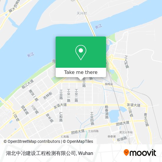 湖北中冶建设工程检测有限公司 map