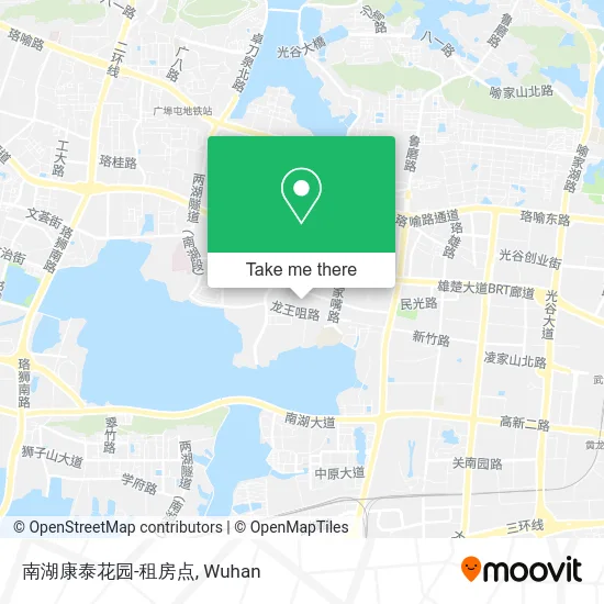 南湖康泰花园-租房点 map