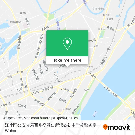 江岸区公安分局百步亭派出所汉铁初中学校警务室 map