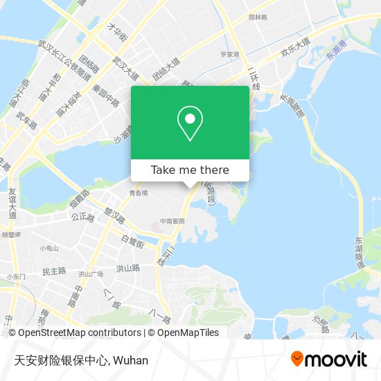 天安财险银保中心 map