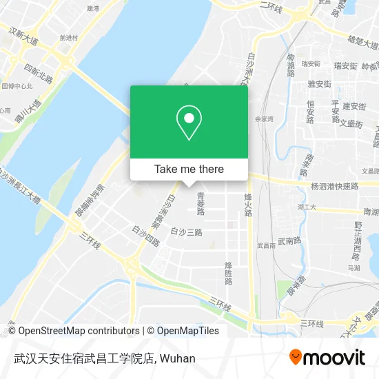 武汉天安住宿武昌工学院店 map