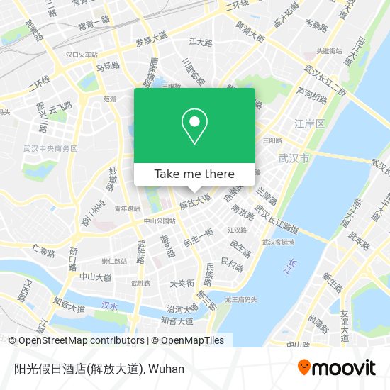 阳光假日酒店(解放大道) map