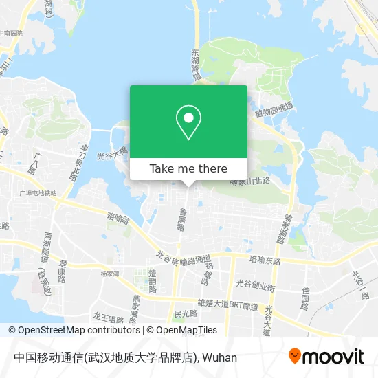 中国移动通信(武汉地质大学品牌店) map