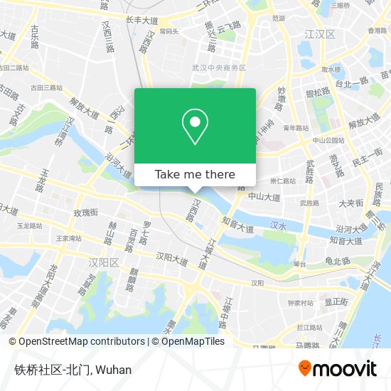 铁桥社区-北门 map