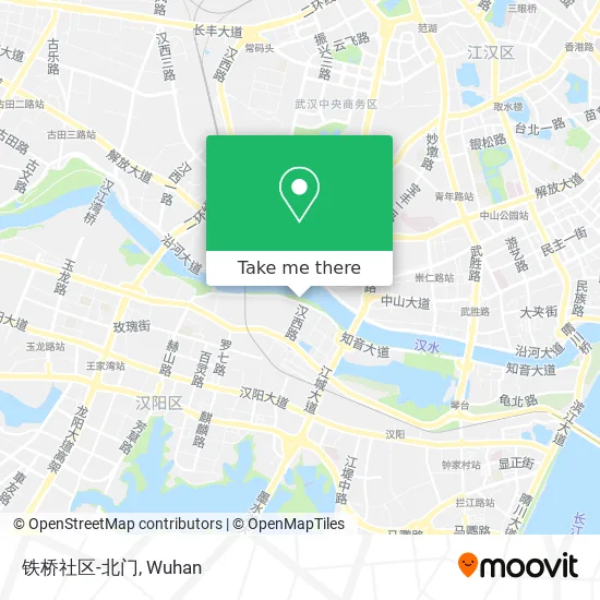 铁桥社区-北门 map
