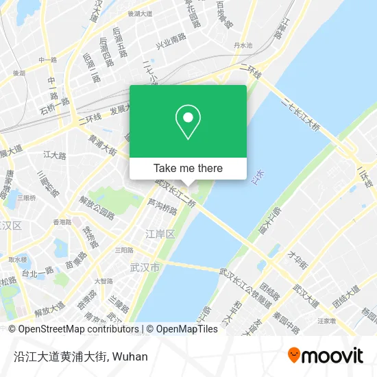 沿江大道黄浦大街 map